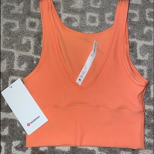 Lululemon Power Pivot Tank Ribbed *rare color*